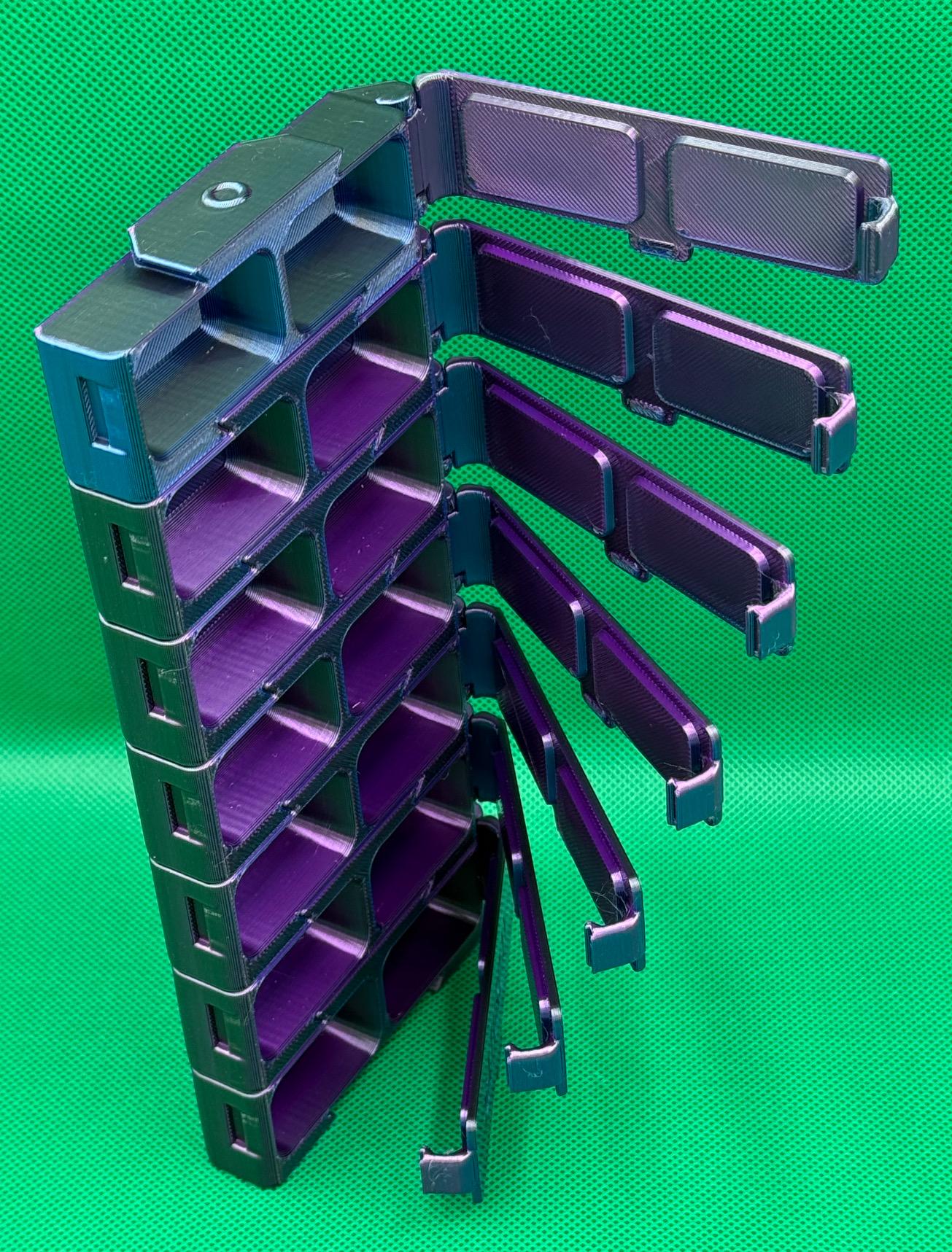Weekly Pill Organizer | 7 Day Medication | Vitamins | Supplements | Multiple Colors | Modular | Modern Pill Box | Detachable | 3D Printed