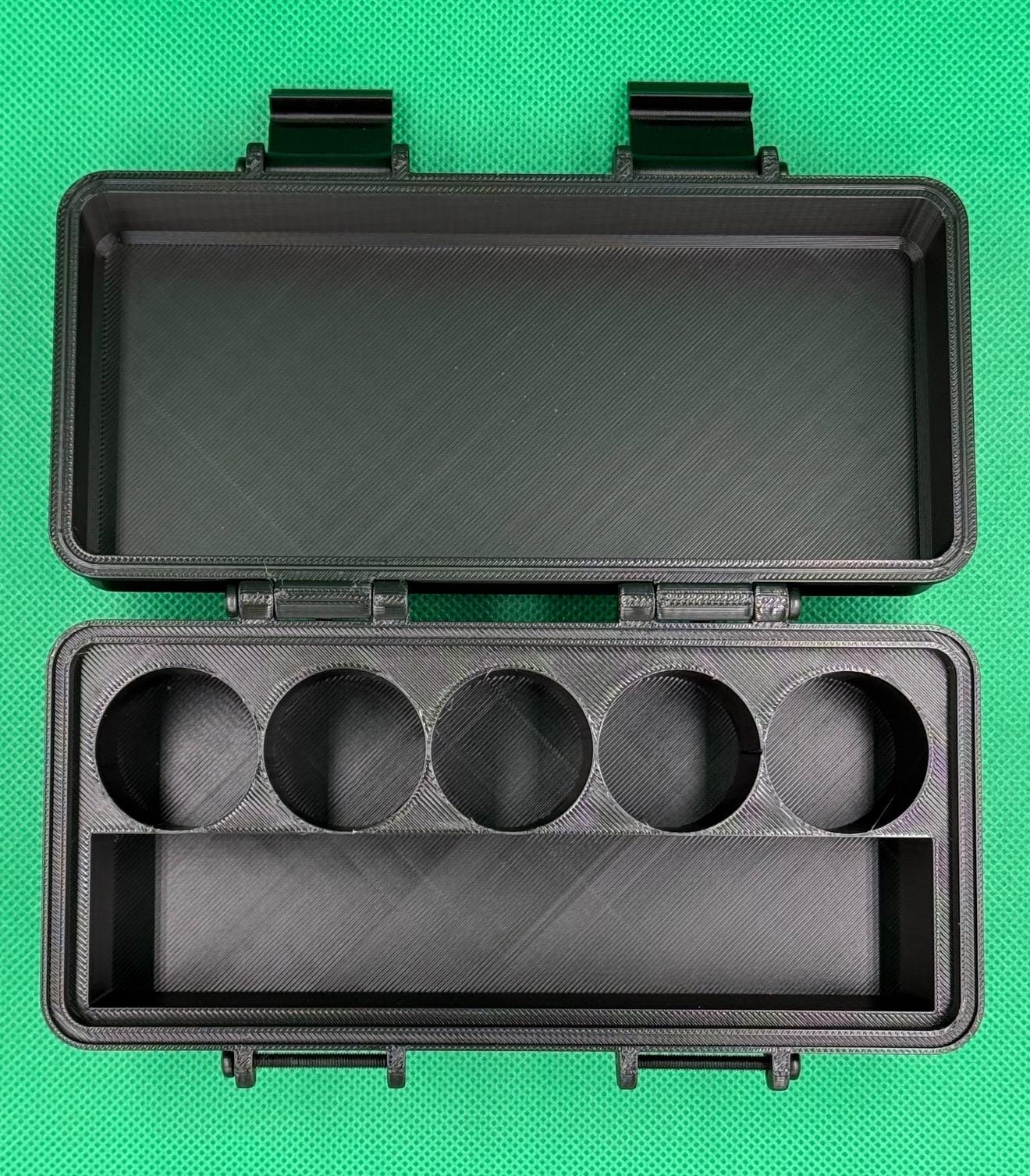 15 ml Essential Oils Travel Box for Young Living Bottles | Extra Compartment | Durable, Compact Storage Case
