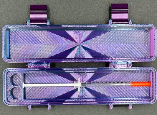 Pre-Filled Syringe Box with Two Vial Slots (3 ML)
