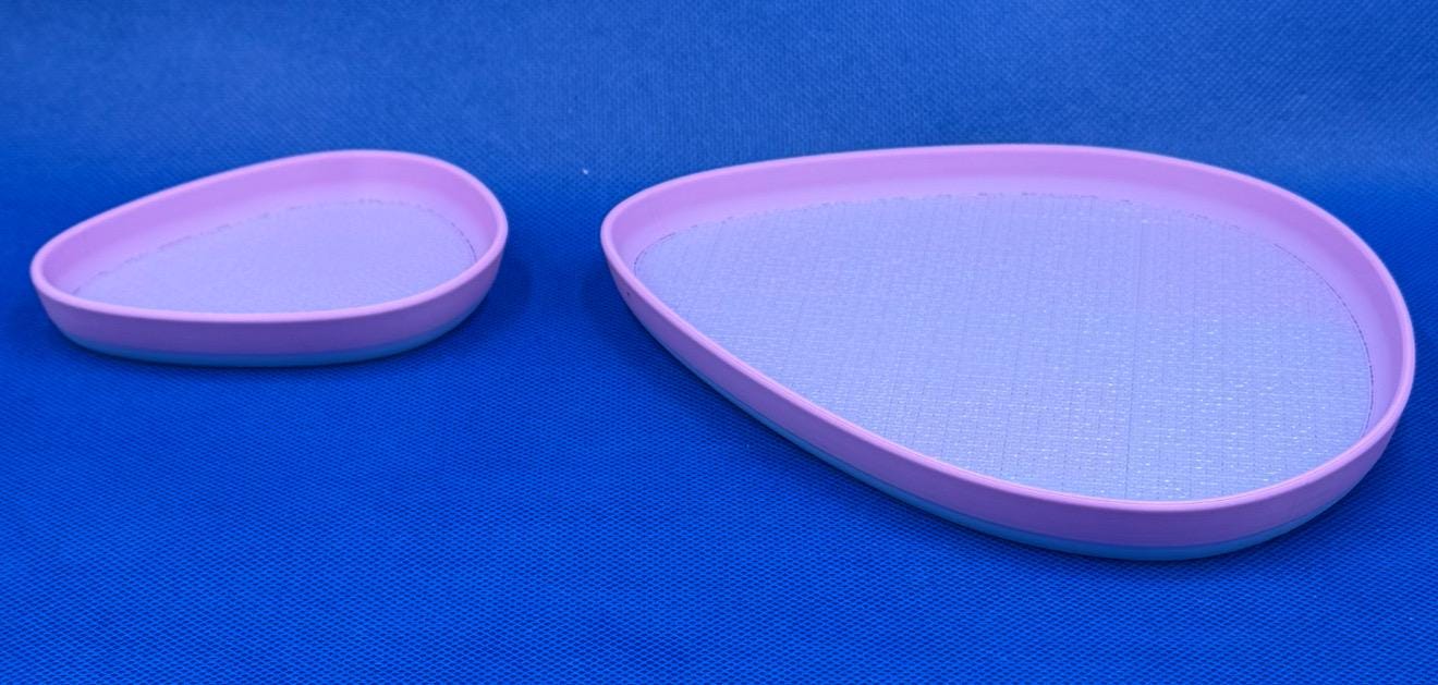 3D Printed Organizer Tray Set | Desk Organizer | Jewelry Holder | Makeup Tray | Keys | 2 Size Options