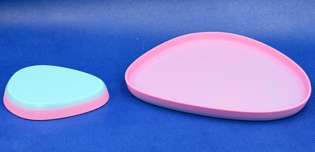 3D Printed Organizer Tray Set | Desk Organizer | Jewelry Holder | Makeup Tray | Keys | 2 Size Options