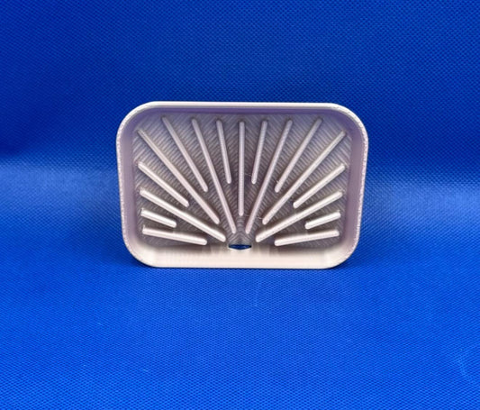 Modern 3D Printed Geometric Soap Dish - Sleek, Functional, and Stylish Bathroom Accessory