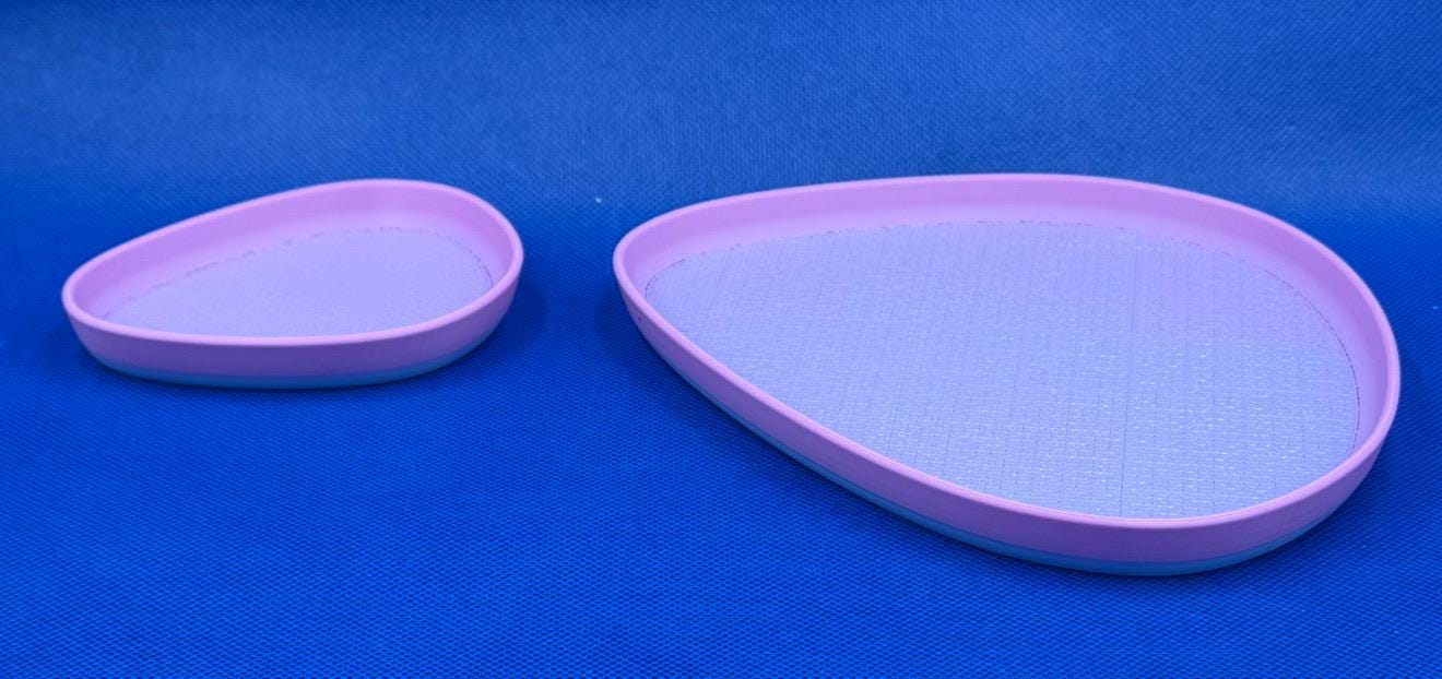 3D Printed Organizer Tray Set | Desk Organizer | Jewelry Holder | Makeup Tray | Keys | 2 Size Options