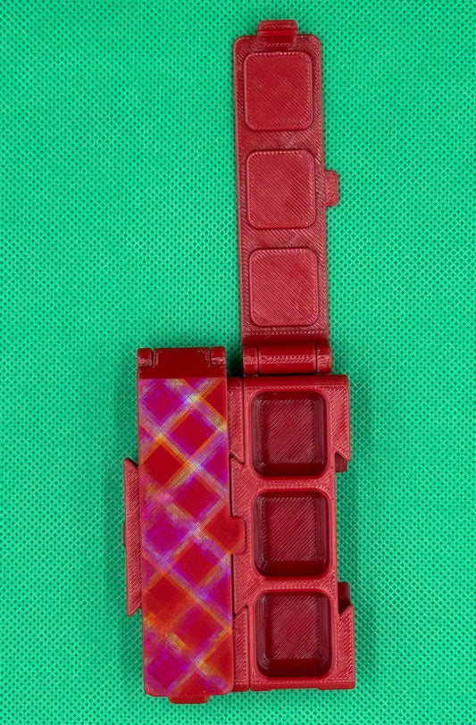 Connectable Pill Organizer | Medication Organization | Vitamins | Supplements | Multiple Colors | Modern Pill Box | Detachable | 3D Printed