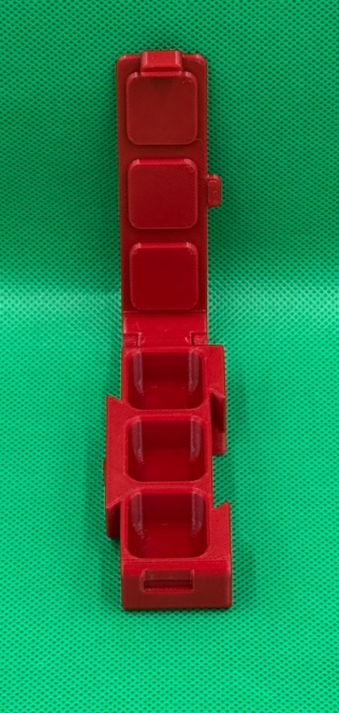 Connectable Pill Organizer | Medication Organization | Vitamins | Supplements | Multiple Colors | Modern Pill Box | Detachable | 3D Printed