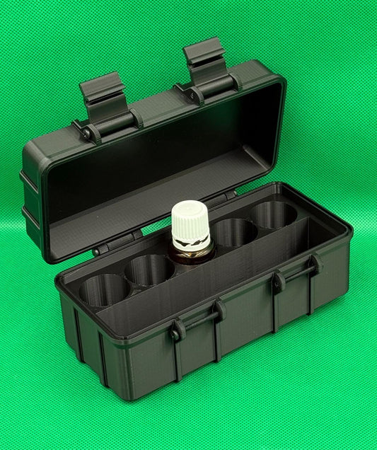15 ml Essential Oils Travel Box for Young Living Bottles | Extra Compartment | Durable, Compact Storage Case