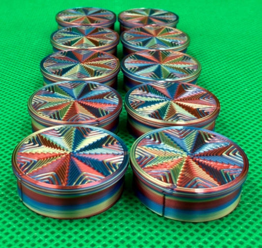 30ml Vial Caps (Set of 10!) | Hospira BAC Water | Peptide Vial Covers | Reusable | Custom 3D Printed | Tirz Semaglutide | Multiple Colors