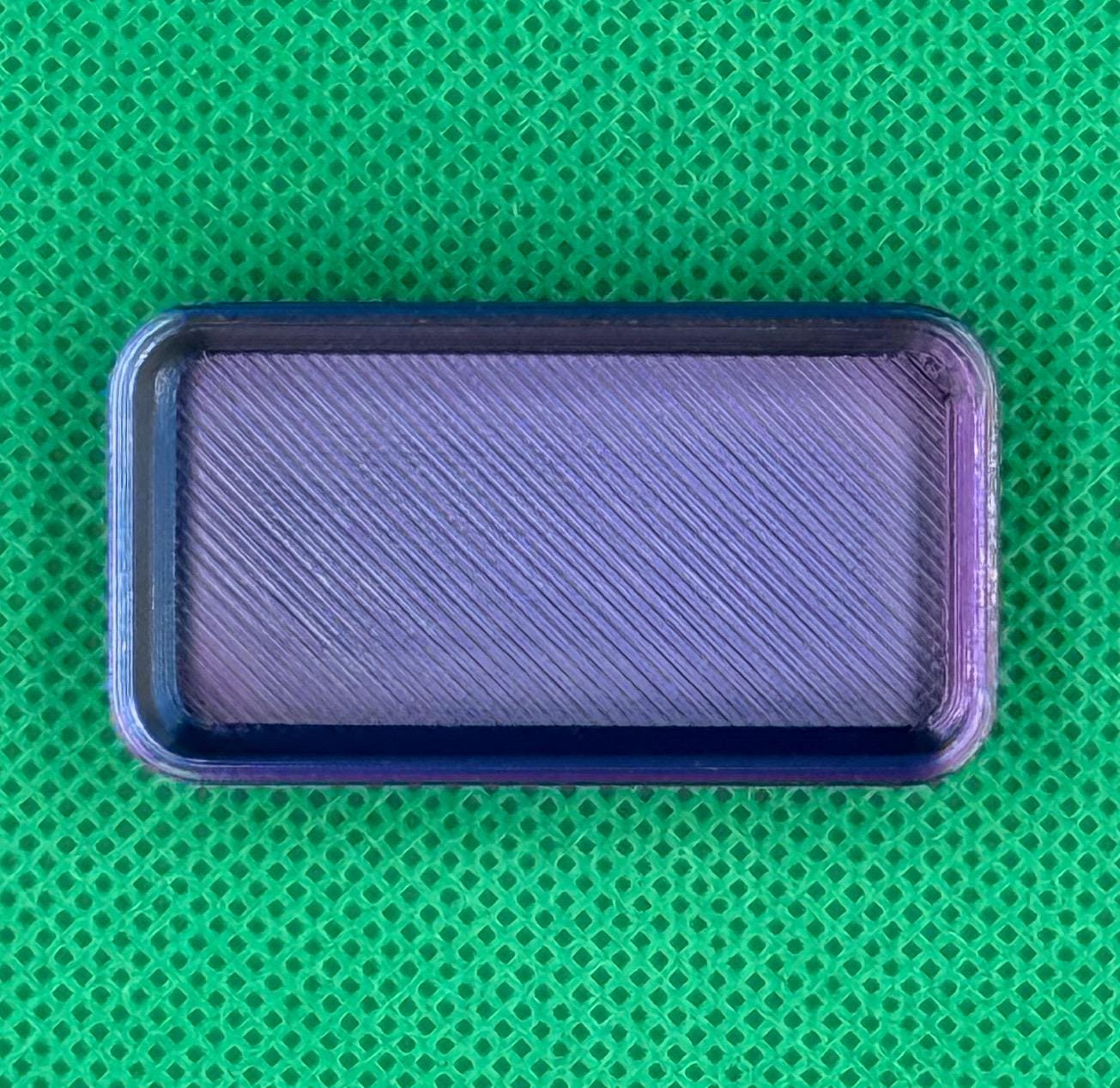 XS Pill Box with Compartments (Slide Lock) | Vitamins | Medications | 2.1” x 1.25” x 0.7”