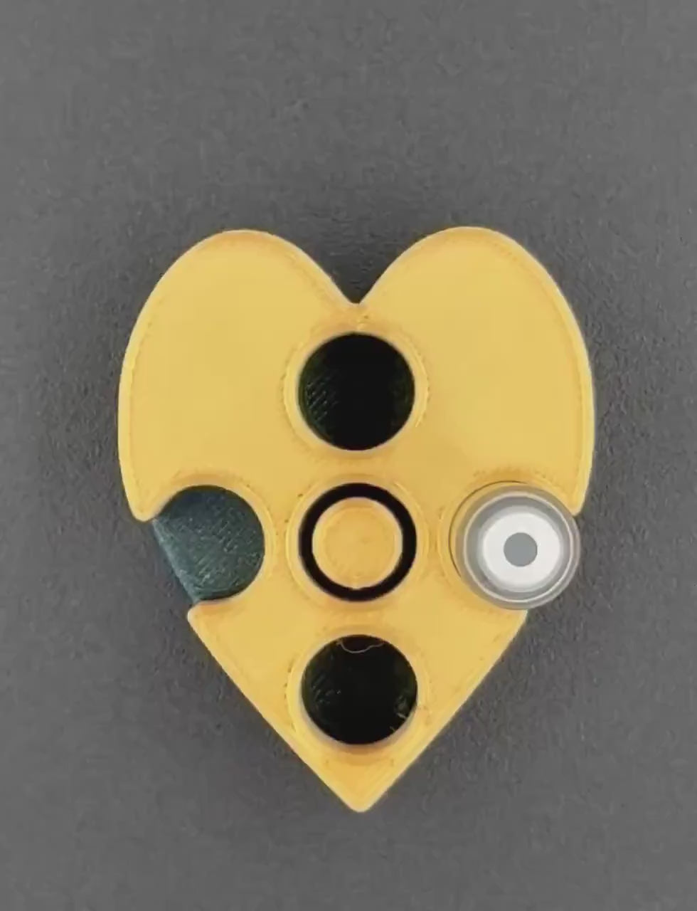 STL File 3ml Cartridge Holder with Purging Station | Heart-Shaped | Instant Download CAD File For 3D Printing