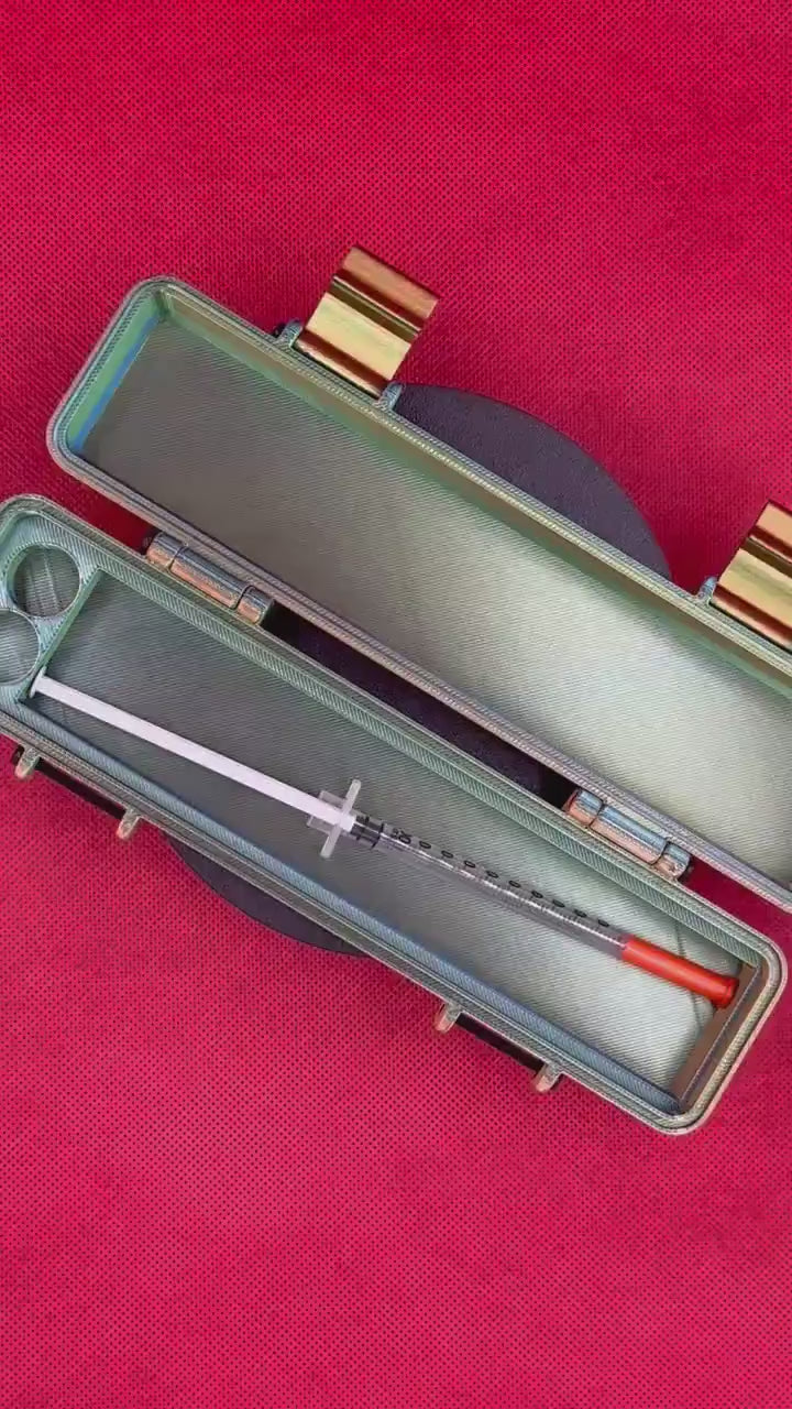 Pre-Filled Syringe Box with Two Vial Slots (3 ML)