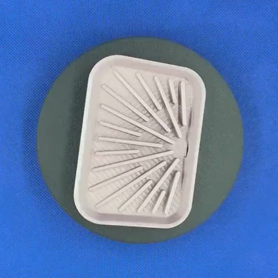 Modern 3D Printed Geometric Soap Dish - Sleek, Functional, and Stylish Bathroom Accessory