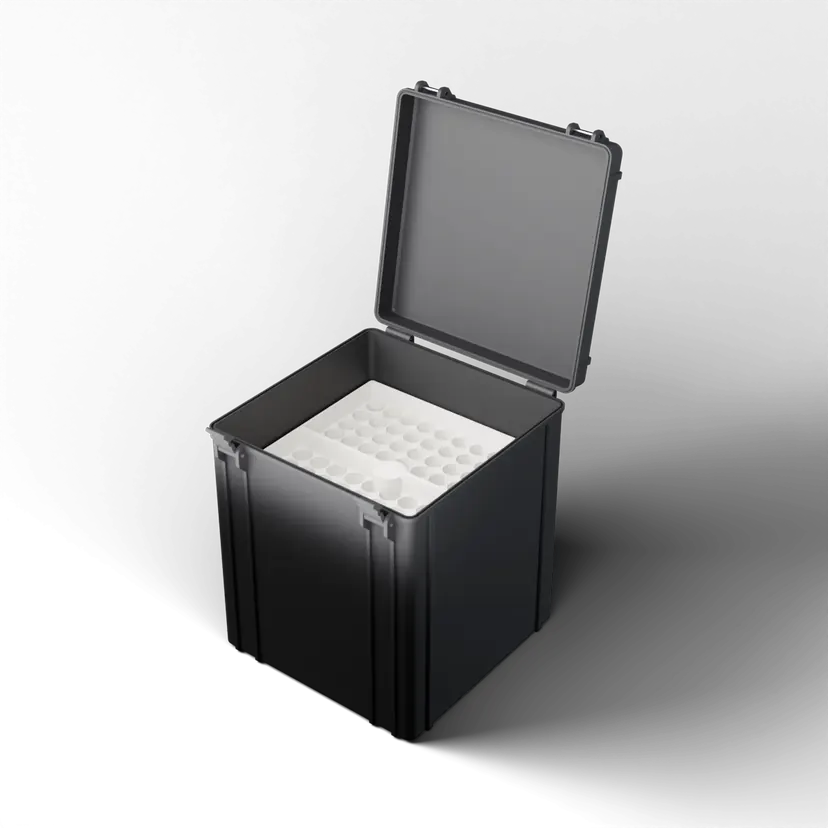 Open GIGA 400 to 500 slot case, studio render