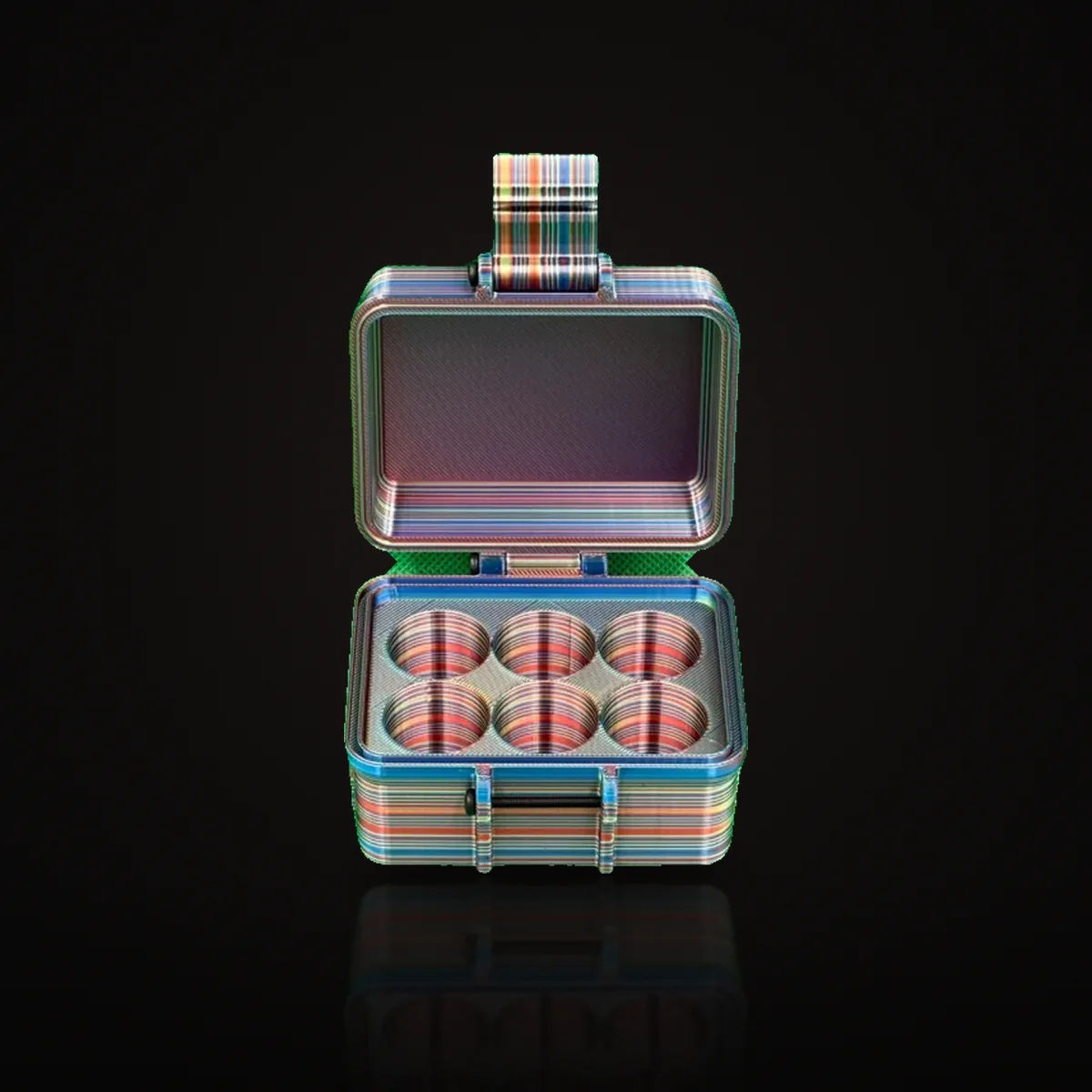 6-Slot 3mL Vial Travel Case | Cold Storage