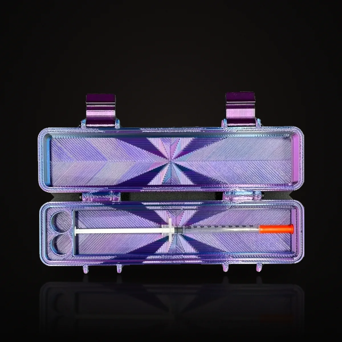 Pre-Filled Syringe Box with Two Vial Slots (3 ML)