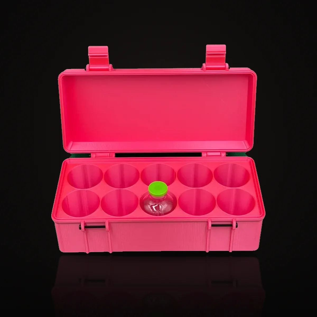 50 ml Vial Box | 3D Printed Vial Holder (Max 42.3 mm Diameter, Max 76.5 mm Height)
