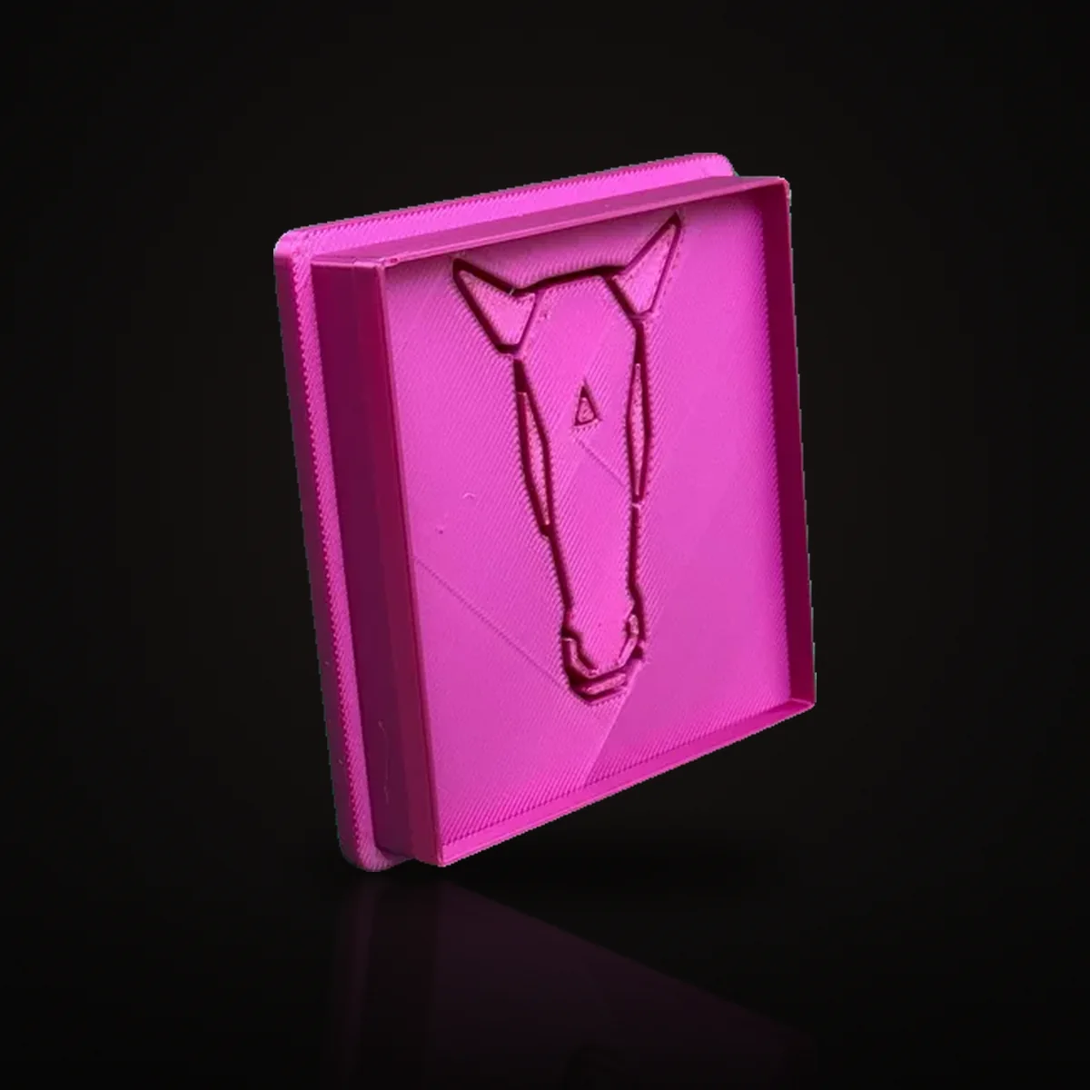 Horse Logo Cookie Cutter: 3D Printed Baking Tool