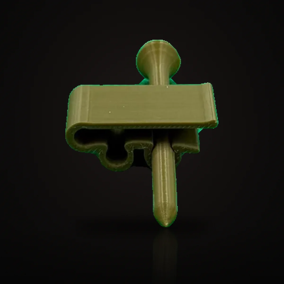 3D Printed Golf Tee Hat Clip – Durable & Stylish Golf Accessory (Multiple Colors Available)