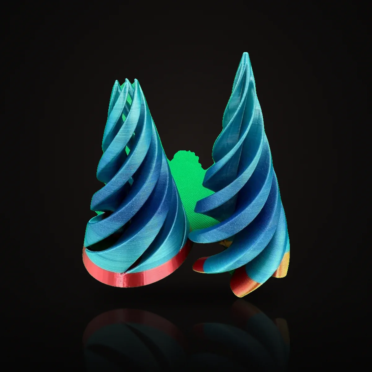 XL Vortex Fidget Toy | 3D Printed Sensory Desk Toy | Height ≈ 5” Tall