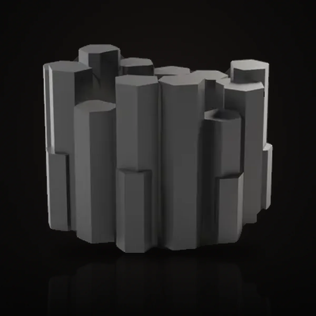 Basalt Column Planter STL