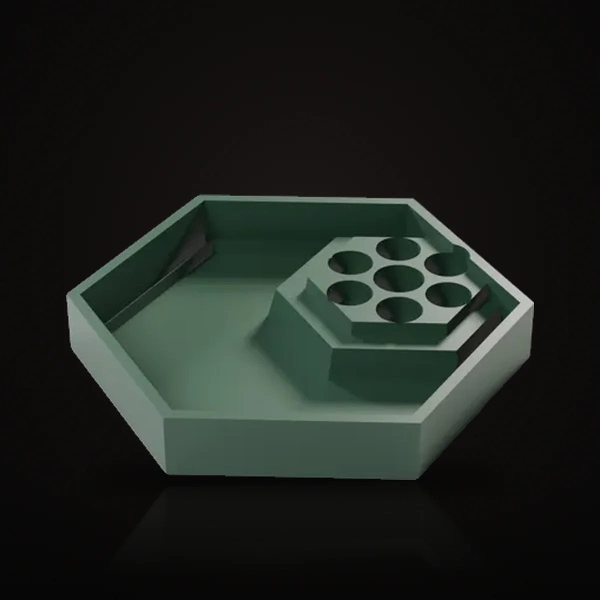 Mesa Dice Tray STL