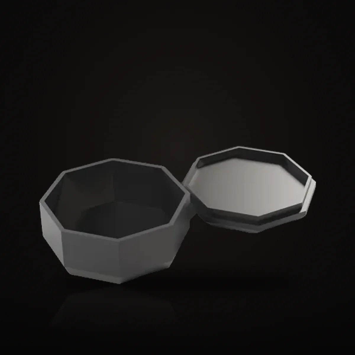 Octagon Trinket Box STL