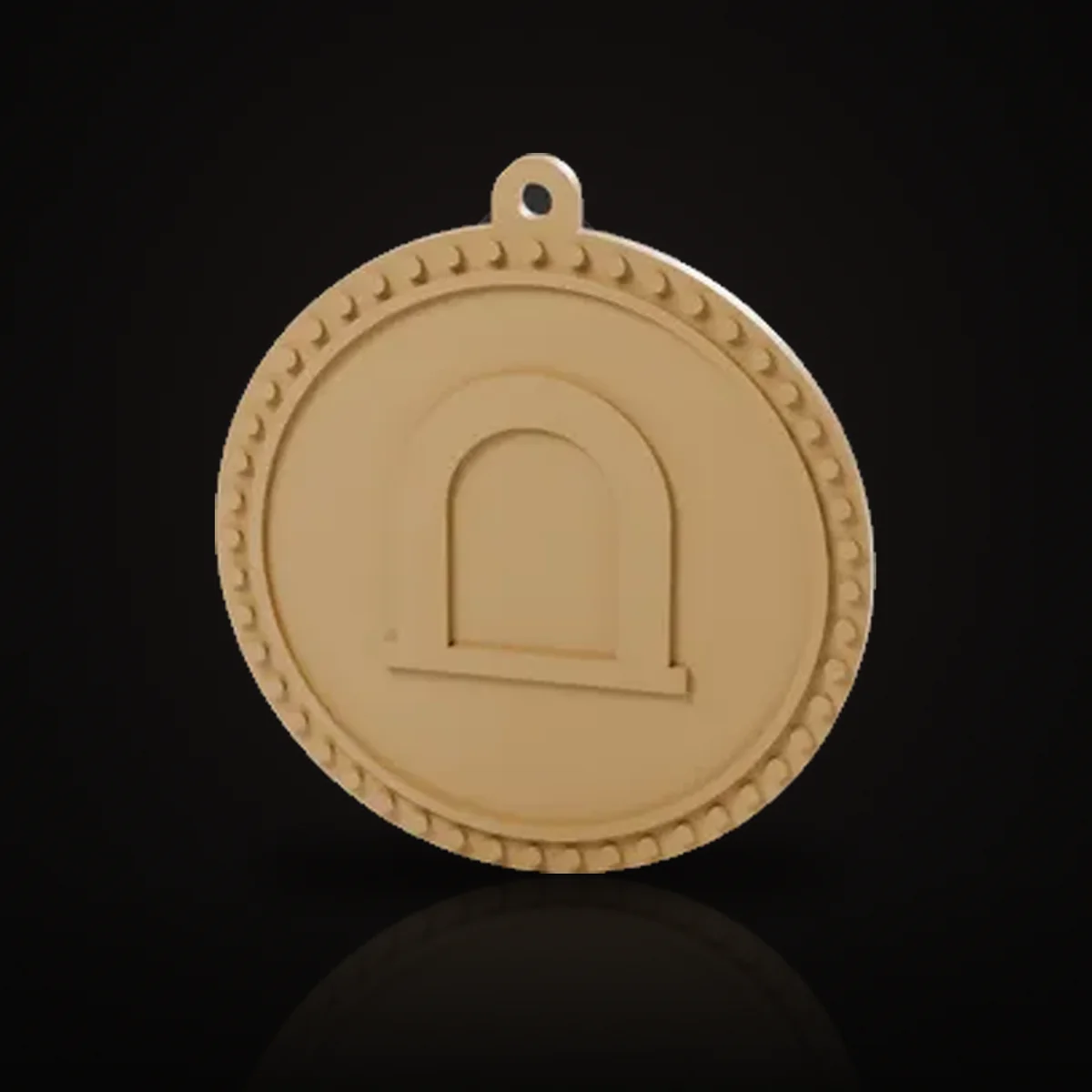 Roman Arch Medallion Ornament STL