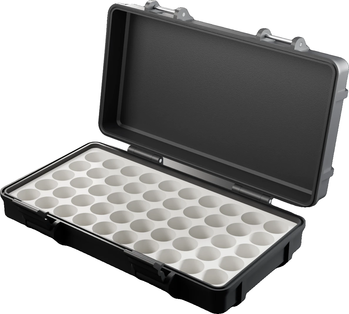 Render of 3ml Vial Storage Box | 50-Slot Case | Cold Storage