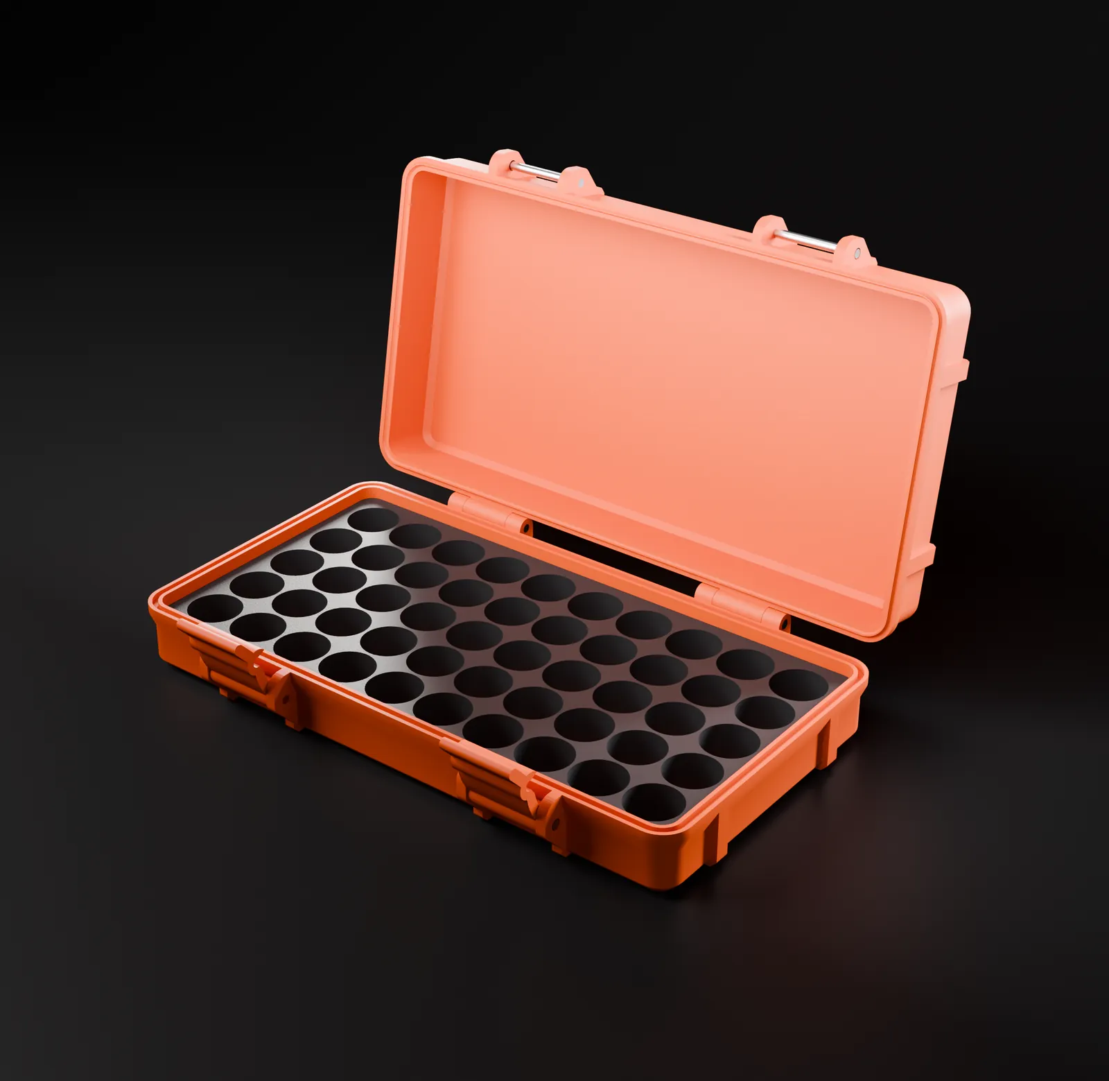 Render: 3ml hard-shell vial cases