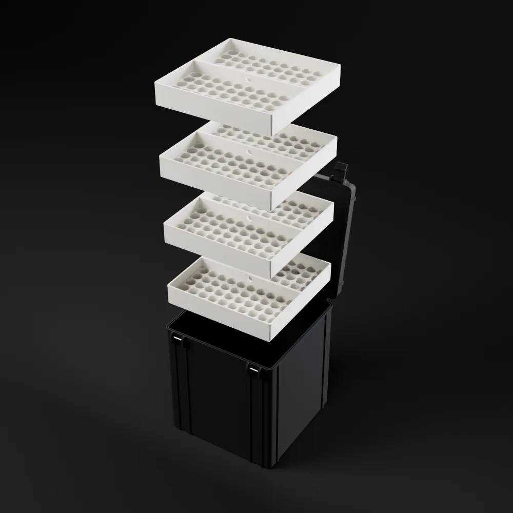 Bulk storage cases